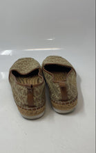 Load image into Gallery viewer, Michael Kors Womens Lenny Brown Logo Print Slip-On Espadrille Flats Size 8M
