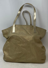Load image into Gallery viewer, Michael Kors Womens Gold Tone Double Handle Shoulder Tote Handbag
