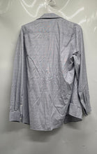 Load image into Gallery viewer, Michael Kors Mens Gray Plaid Long Sleeve Regular Fit Dress Shirt Size 16 32/33
