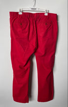 Load image into Gallery viewer, Tommy Hilfiger Mens Red Custom Fit Straight Leg Chino Pants Size 38x30
