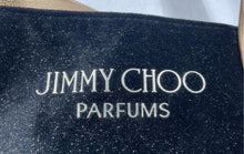 Load image into Gallery viewer, Jimmy Choo Parfums Womens Black Glitter Double Handle Tote Handbag
