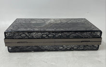 Load image into Gallery viewer, Aldo Womens Queen Black Textured Rectangular Evening Clutch Handbag

