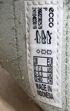 Load image into Gallery viewer, Ecco Womens 2nd Cozmo Pale Green Beach Slip-On Flat Slide Sandals Size 7.5
