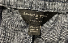 Load image into Gallery viewer, Banana Republic Mens Gray Athletic Fit Flat Front Trouser Pants Size 36x32
