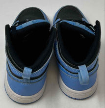 Load image into Gallery viewer, Nike Kids Air Jordan 1 Mid DQ8425-401 Blue Black Leather Sneakers Shoes Size 10C
