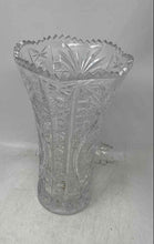 Load image into Gallery viewer, Cristal D'Arques Cut Glass Chesnay Diamax Decorative Flower Vase Collectible
