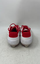 Load image into Gallery viewer, Nike Womens Zoom Hyperdiamond 3 Elite CI2229-107 White Red Softball Cleats Sz 8
