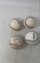 Load image into Gallery viewer, Lot Of 4 Pcs Assorted Mixed Variety White Official League Baseball Balls
