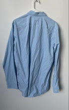 Load image into Gallery viewer, Banana Republic Mens Blue Striped Supima Cotton Long Sleeve Button-Up Shirt Sz L
