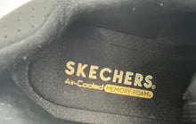 Load image into Gallery viewer, Skechers Womens Uno Stand On Air 73690 Black Lace-Up Sneaker Shoes Size 8.5
