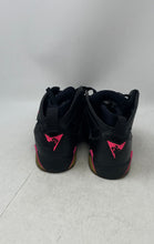 Load image into Gallery viewer, Nike Boys Jordan 7 Retro 442960-018 Black Pink Lace-Up Basketball Shoes Size 7
