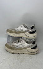Load image into Gallery viewer, D.A.T.E. Womens Fuga Dragon White Black Lace-Up Low Top Sneakers Shoes Size 8
