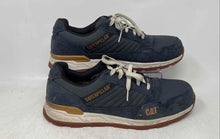 Load image into Gallery viewer, Caterpillar Mens Venward Blue White Composite Toe Lace-Up Work Shoes Size 10

