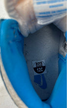 Load image into Gallery viewer, Nike Kids Air Jordan 1 Retro High OG Blue White Lace-Up Sneaker Shoes Size 12C
