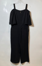Load image into Gallery viewer, Lauren Ralph Lauren Womens Black Cold-Shoulder One-Piece Jumpsuit Size 6
