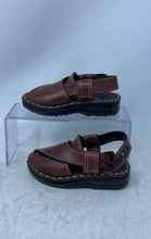 Load image into Gallery viewer, YO! Boys B-BO-0400119 Brown Leather Adjustable Strap Slingback Sandals Size 7
