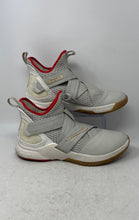 Load image into Gallery viewer, Nike Mens Lebron Soldier 12 A02609-002 Gray White Basketball Shoes Size 11
