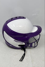 Load image into Gallery viewer, Rip It Vision Pro White And Purple Softball Batting Helmet Size M/L
