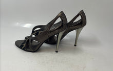 Load image into Gallery viewer, Guess Womens Nasri Multicolor Animal Print Open Toe Strappy Heels Size 6.5
