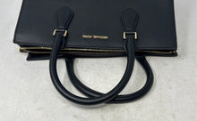 Load image into Gallery viewer, Michael Kors Womens Sheila Black Leather Double Handle Zip Top Satchel Handbag
