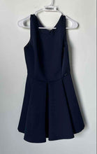 Load image into Gallery viewer, Armani Exchange Womens Blue Round Neck Sleeveless Back Zip A-Line Dress Size 4
