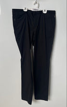 Load image into Gallery viewer, Hugo Boss Mens Black Flat Front Slash Pocket Regular Fit Trouser Pants Size 36R

