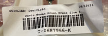 Load image into Gallery viewer, David's Bridal Womens Green Round Neck Juniper Bridesmaid Maxi Dress Size 6
