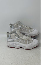Load image into Gallery viewer, Nike Kids Jordan 6 Rings 323432-116 Red White Basketball Shoes Size 3Y No Laces
