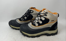 Load image into Gallery viewer, Izod Mens Adair Gray Black Lace-Up Waterproof Winter Hiking Boots Size 10
