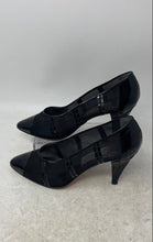 Load image into Gallery viewer, Bamar Womens Black Vero Cuoio Outsole Cap Toe Slip-On Pump Heels Size EUR 40
