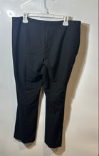 Load image into Gallery viewer, Talbots Petites Womens Black Stretch Side Zip Straight Leg Dress Pants Size 16P

