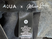 Load image into Gallery viewer, Aqua x Maeve Reilly Womens Black Halter Back Zip Bustier Blouse Top Size Small
