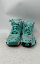 Load image into Gallery viewer, Mens Multicolor Printed Lace-Up High Top Sport Basketball Shoes Size 41
