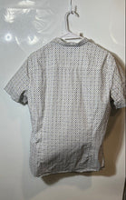 Load image into Gallery viewer, Armani Exchange Mens White Printed Short Sleeve Collared Button-Up Shirt Size M
