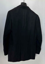 Load image into Gallery viewer, Alfani Mens Black Wool Long Sleeve Notched Single-Breasted Blazer Size 42L
