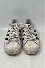 Load image into Gallery viewer, Adidas Mens Superstar EG4958 White Black Low Top Lace-Up Sneaker Shoes Size 7

