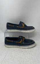 Load image into Gallery viewer, Sperry Top Sider Womens Bahama 2.0 Blue Leather Slip-On Boat Shoes Size 7.5M
