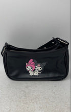 Load image into Gallery viewer, Forever 21 Womens Black Leather Zipper Shoulder Strap Crossbody Bag
