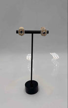 Load image into Gallery viewer, Authentic Swarovski Women's Gold-Tone Pavé Earrings
