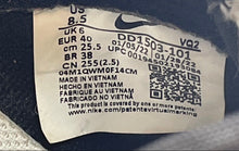 Load image into Gallery viewer, Nike Womens Dunk Low DD1503-101 White Black Leather Sneakers Shoes Size 8.5
