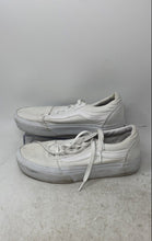Load image into Gallery viewer, Vans Womens Old Skool 721356 White Low Top Lace-Up Sneaker Shoes Sz 8.5
