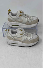 Load image into Gallery viewer, Nike Boys Air Max 1 EasyOn DZ3308-103 White Gold Low Top Sneakers Shoes Size 9C
