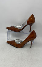 Load image into Gallery viewer, Marc Fisher Womens MFLYDE Brown Leather Slip-On D'Orsay Heels Size 5.5M
