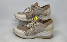 Load image into Gallery viewer, Michael Kors Womens Brown Beige Gold Lace-Up Sneakers Shoes Size 7.5M
