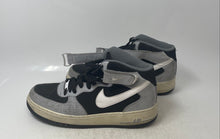 Load image into Gallery viewer, Nike Mens Air Force 1 Mid '07 Black Gray Mid Top Lace-Up Sneaker Shoes Size 10
