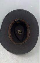 Load image into Gallery viewer, Indiana Jones Mens Brown Wool Ribbon Band Bow Wide Brim Fedora Hat Size Medium
