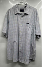 Load image into Gallery viewer, Nautica Jeans Company Mens Blue Check Short Sleeve Button-Up Shirt Size XXL

