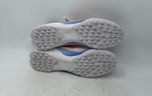 Load image into Gallery viewer, Adidas Mens F50 League Turf White Blue Striped Football Cleats Size 9.5
