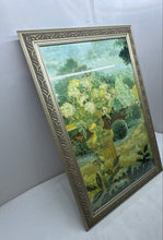 Load image into Gallery viewer, Home Decorative Wall Hanging Framed Large Garden Landscape Signed Art Painting
