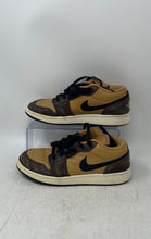 Load image into Gallery viewer, Nike Kids Air Jordan 1 Low SE HQ3604-201 Brown White Sneaker Shoes Size 5.5Y

